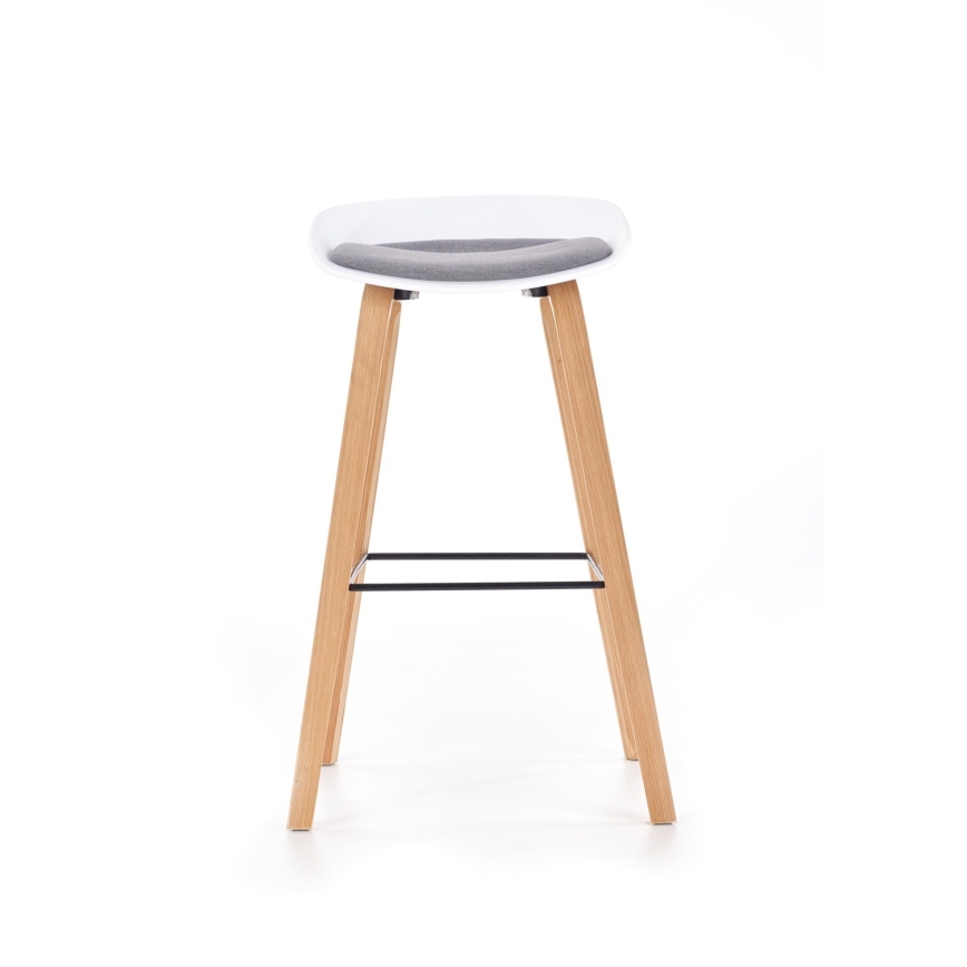 Barstol 81x51 cm beige/vit