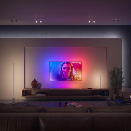 Basset - LED RGBW Dimbart band Philips Hue WHITE AND COLOR AMBIANCE LED/20W/230V 2 m