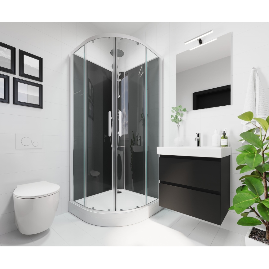 BATH DELUXE 01-080-01-58-00 - Badrum spegel NORDBORG 80x75 cm