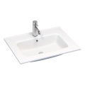 BATH DELUXE 06-060-27-11-00 - Infällt tvättställ LILLESNAD 61x46 cm keramik/vit