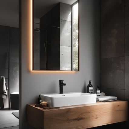 BATH DELUXE 28-017-03-02-02 - Kran till handfat RINGSTED 17,8 cm matt svart