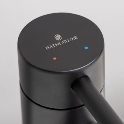 BATH DELUXE 28-017-03-02-02 - Kran till handfat RINGSTED 17,8 cm matt svart