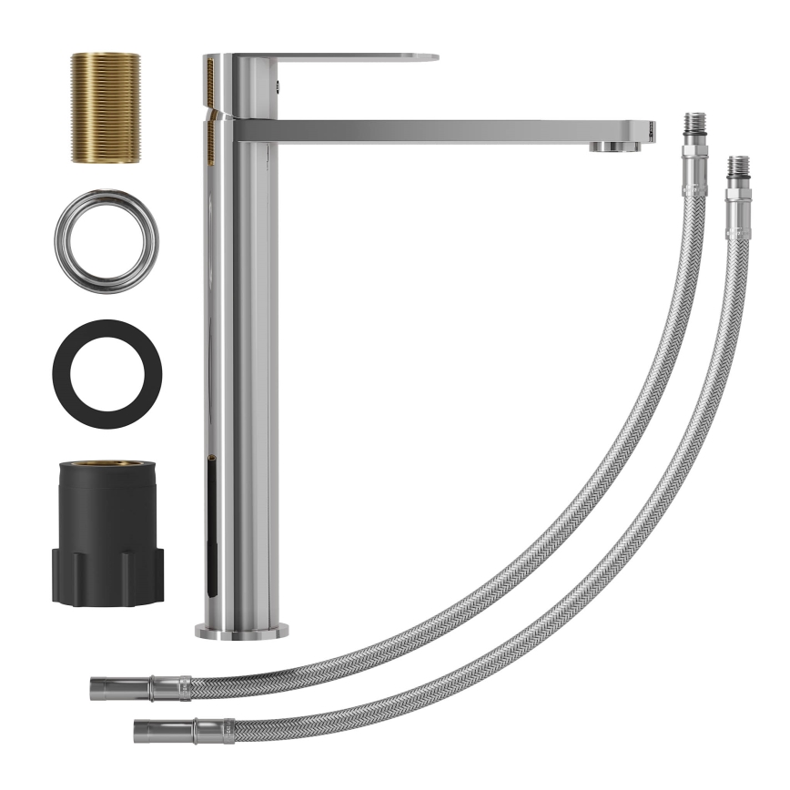 BATH DELUXE 28-027-02-83-02 - Kran till handfat TARNBY 27,3 cm skinande krom