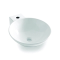 Bathco 0028 - Tvättställ för bänkskiva BAYONA 42 x 50,5 cm porslin/vit