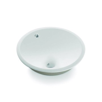 Bathco 0052 - Infällt tvättställ CERDENA Ø 38 cm porslin/vit