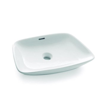 Bathco 0091 - Tvättställ för bänkskiva ANABEL 50x36 cm porslin/vit
