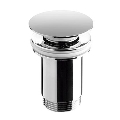 Bathco 0212 - Bottenventil för tvättställ utan bräddavlopp CLICK-CLACK Ø 6 cm, blank krom