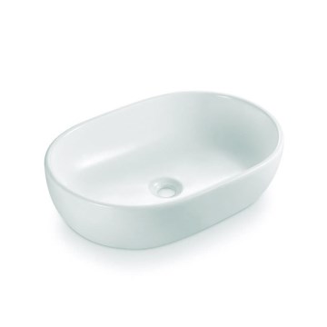 Bathco 4037 - Tvättställ för bänkskiva TOULOUSE 59x41,5 cm porslin/vit