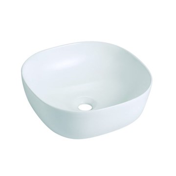 Bathco 4071 - Tvättställ för bänkskiva OLEA 41 x 41 cm porslin/vit