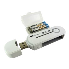 Batteriladdare BC-20 2xAAA/USB 5V