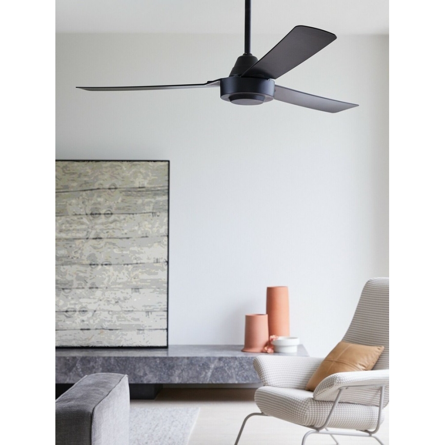 BAYSIDE 213017 - Takfläkt CALYPSO, svart, Ø 122 cm
