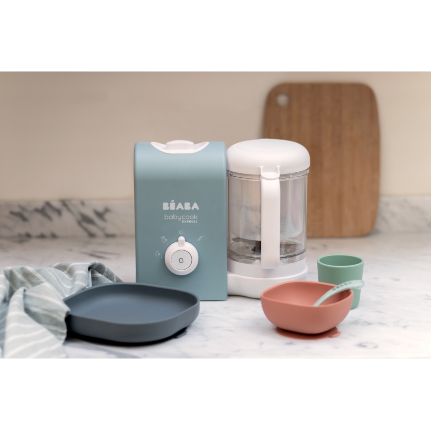 Beaba - Ångkokare 2-i-1 BABYCOOK EXPRESS blå