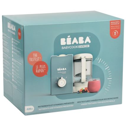 Beaba - Ångkokare 2-i-1 BABYCOOK EXPRESS blå