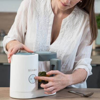 Beaba - Ångkokare 2-i-1 BABYCOOK NEO grön/vit