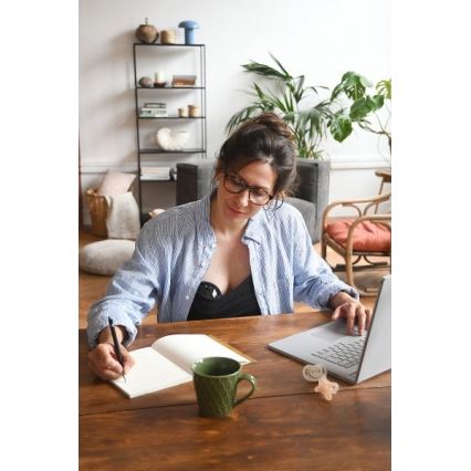 Beaba - Elektrisk handsfree-bröstpump 180 ml 1300 mAh blå