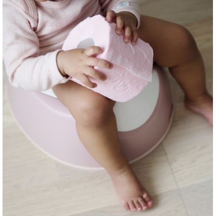 Beaba - Ergonomisk potta rosa