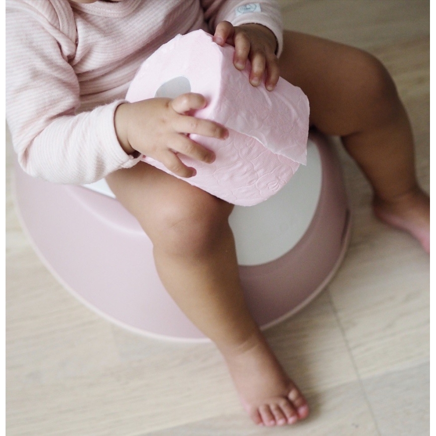 Beaba - Ergonomisk potta rosa