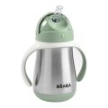 Beaba - Isolerad mugg med sugrör 250 ml, grön