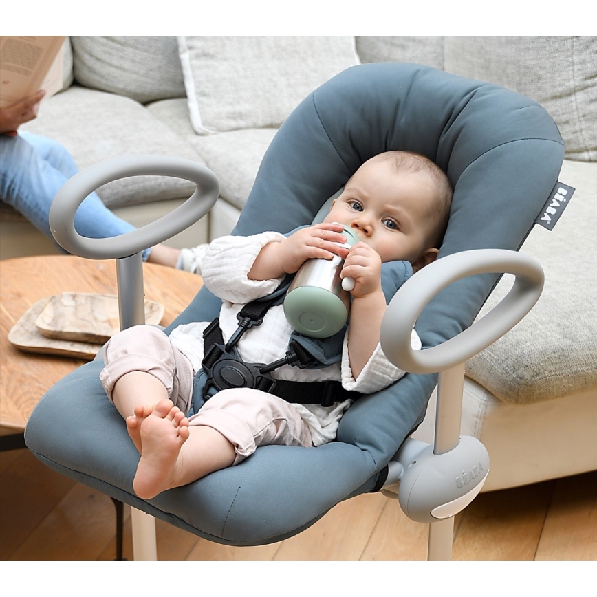 Beaba - Termoisolermugg med sugrör 250 ml grön