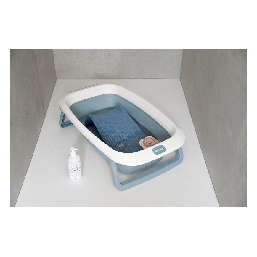 Beaba - Vikbart badkar för barn blå