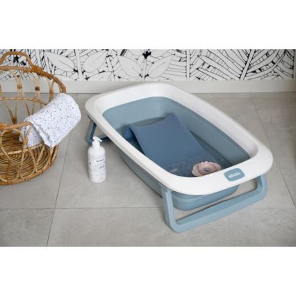 Beaba - Vikbart badkar för barn blå