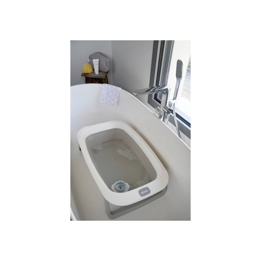 Beaba - Vikbart badkar för barn grå