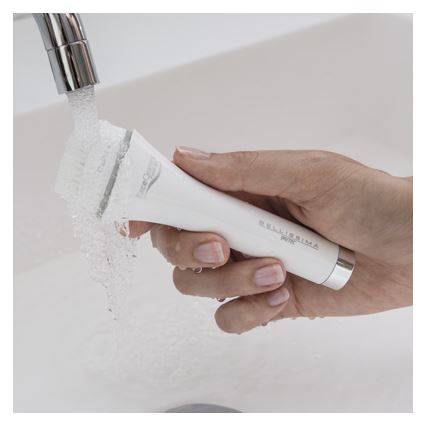 Bellissima 5167 - Ansiktsrengöringsborste PURE&LIGHT 1xAA krämfärgad