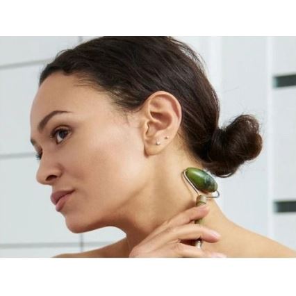 Beper - Ansiktsrulle och Gua Sha-sten i nefrit