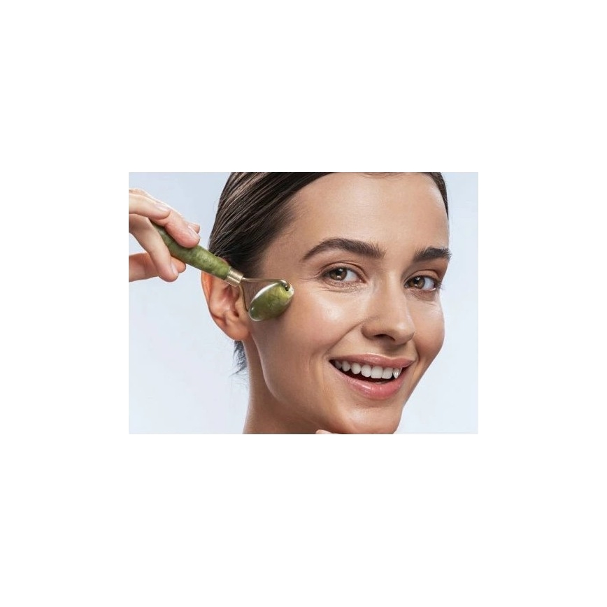Beper - Ansiktsrulle och Gua Sha-sten i nefrit