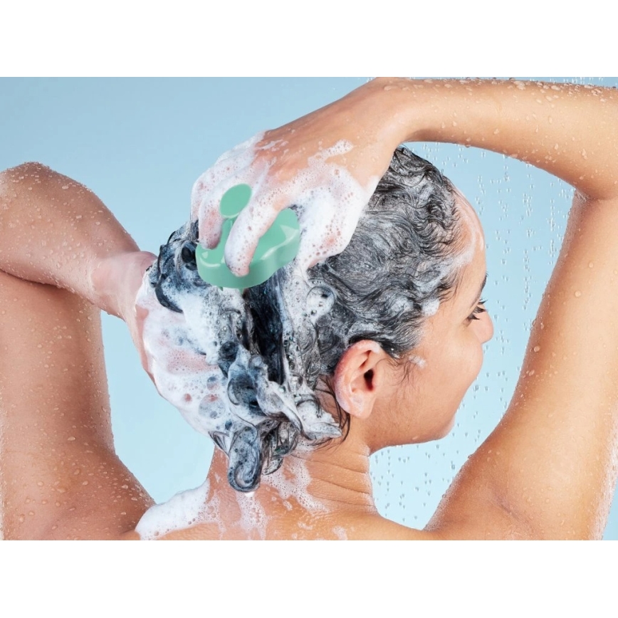 Beper - Massageborste för hårbotten, mintgrön