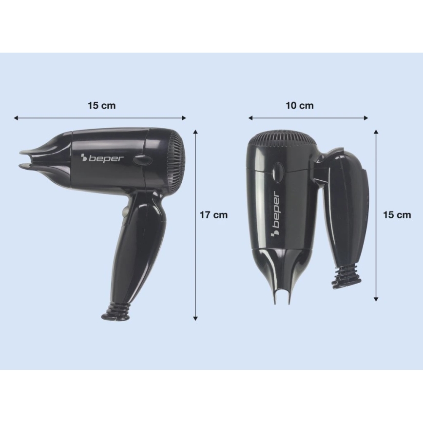 Beper - Resehårtork 1200W/230V