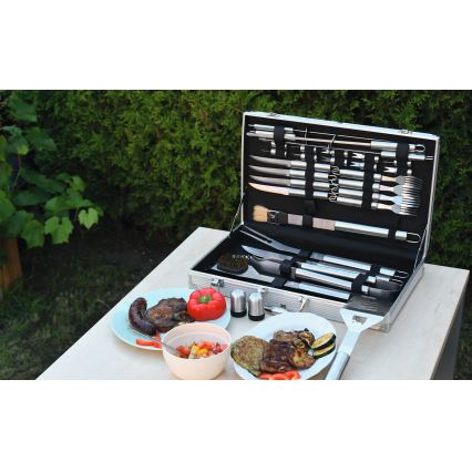 BerlingerHaus - Set med rostfria knivar 6 st roséguld/svart