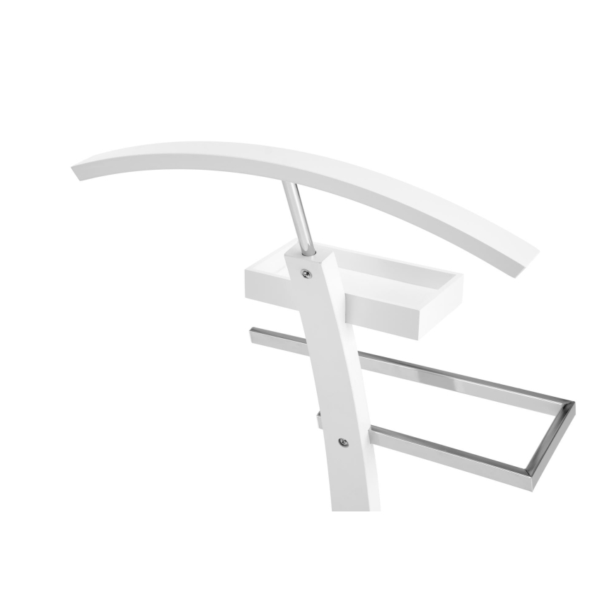 Betjäningsstativ 117x32 cm vit
