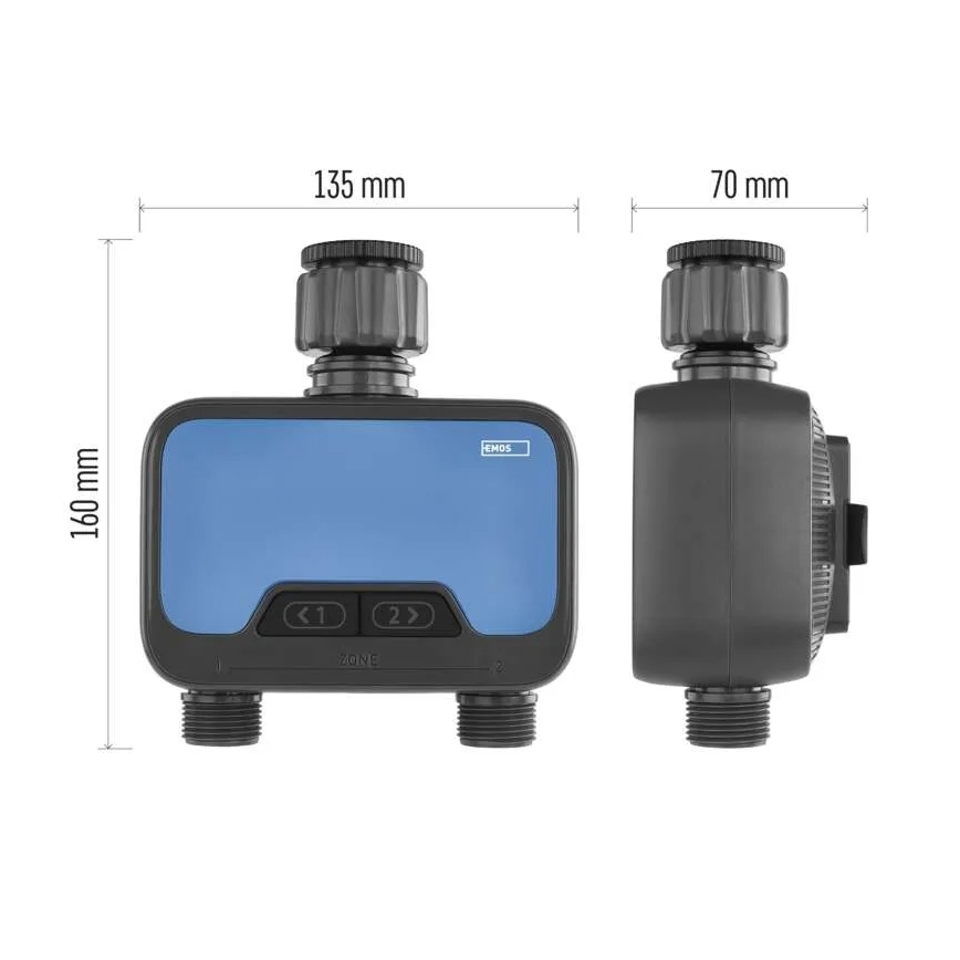 Bevattningstimer GoSmart med 2 utgångar