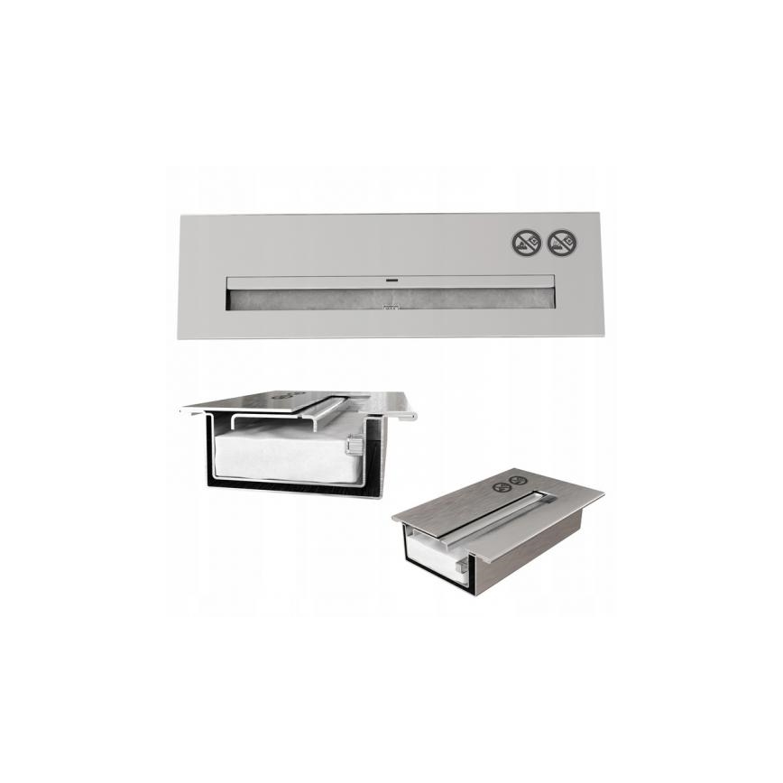 Kratki - BIO-eldstad 40,2x70 cm 2 kW vit