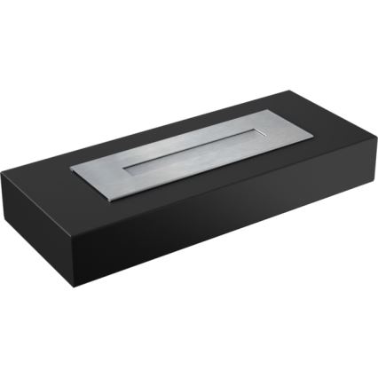 Kratki - BIO-eldstad 10x67 cm 3 kW svart