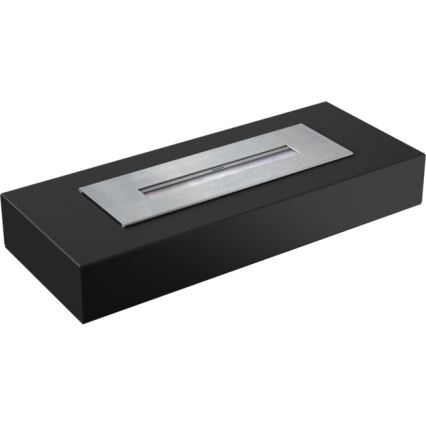 Kratki - BIO-eldstad 10x67 cm 3 kW svart