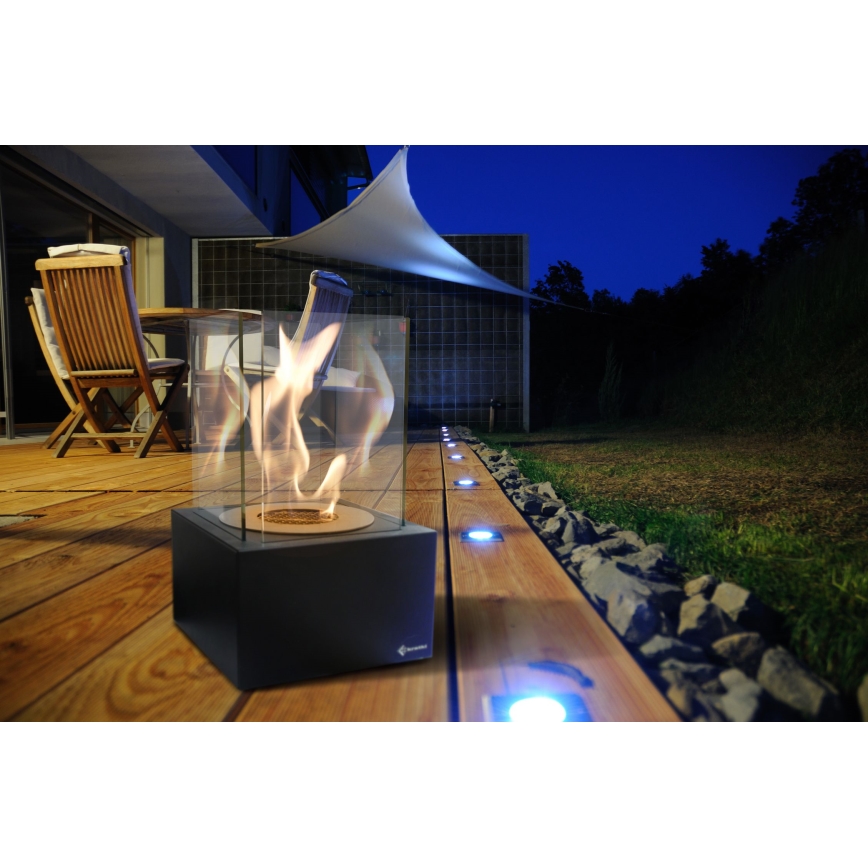 Kratki - BIO-eldstad 35,3x25 cm 1 kW svart