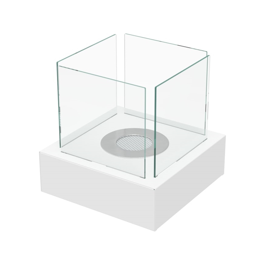 Kratki - BIO-eldstad 30,3x30 cm 1 kW vit