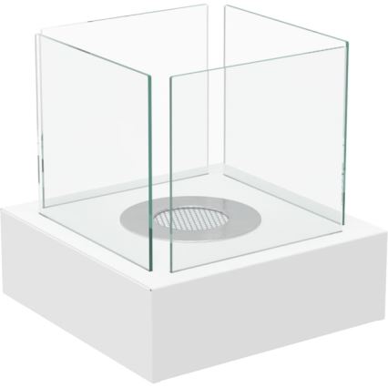 Kratki - BIO-eldstad 30,3x30 cm 1 kW vit