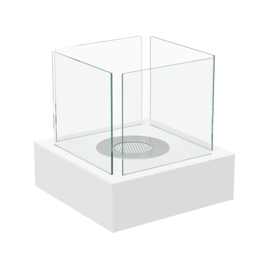Kratki - BIO-eldstad 30,3x30 cm 1 kW vit