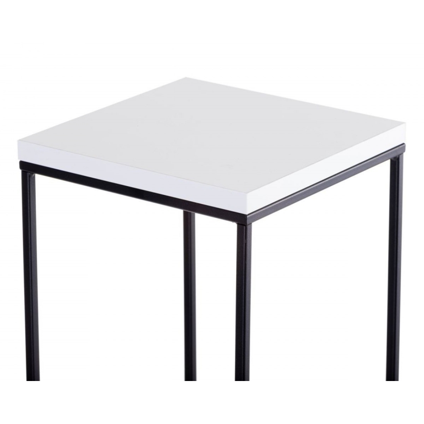 Blomsterställ BASICLOFT 40x24 vit/svart