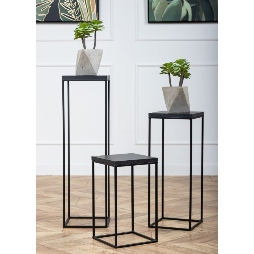 Blomsterställ BASICLOFT 40x24 svart