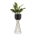 Blomkruka av metall LOFT 56x20 cm guld/svart