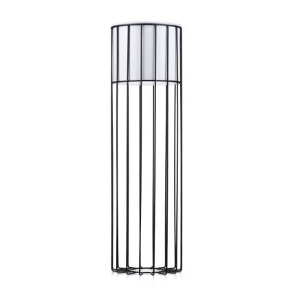 Blomkruka av metall LOFT 70x20 cm svart/vit