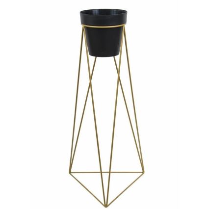 Blomkruka stativ TRIANGL 90x50 cm guld