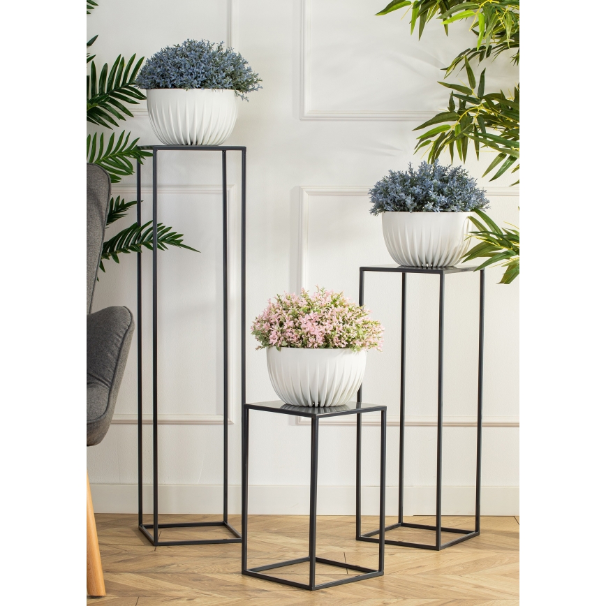 Blomställ 100x24 cm antracit