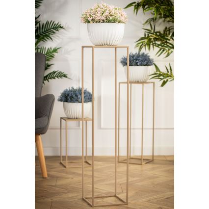 Blomställ 100x24 cm beige