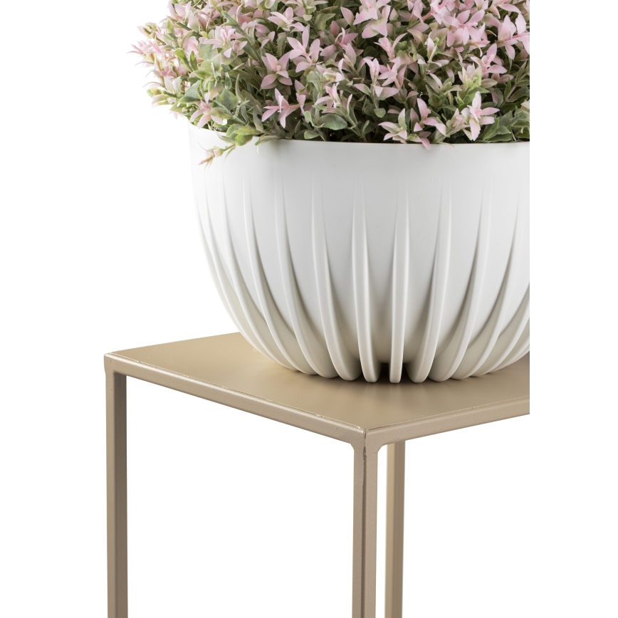 Blomställ 100x24 cm beige
