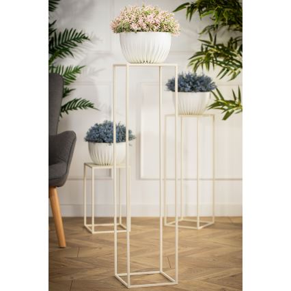 Blomställ 100x24 cm grädde